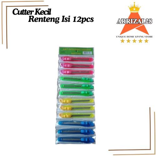 

*CUTTER KECIL RENTENG PER LUSIN ISI 12PCS