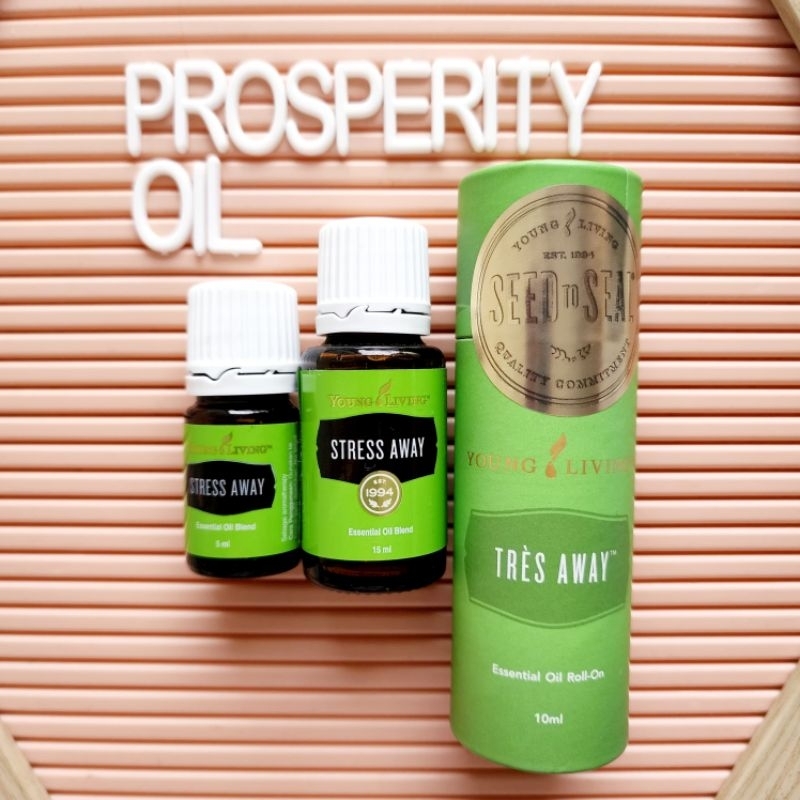 Ready Stock Young Living Stress Away Essential Oil Blend 5ml atau 15ml atau Tres Away Roll On RO 10m