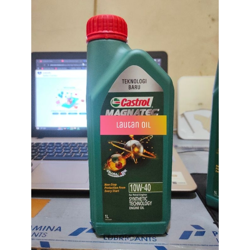 OLI MESIN MOBIL CASTROL MAGNATEC 10 W - 40 1LITER