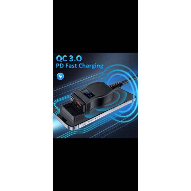 CHARGER TANAM OEM MOBIL DUAL USB 2 USB FAST CHARGING I AES-0300