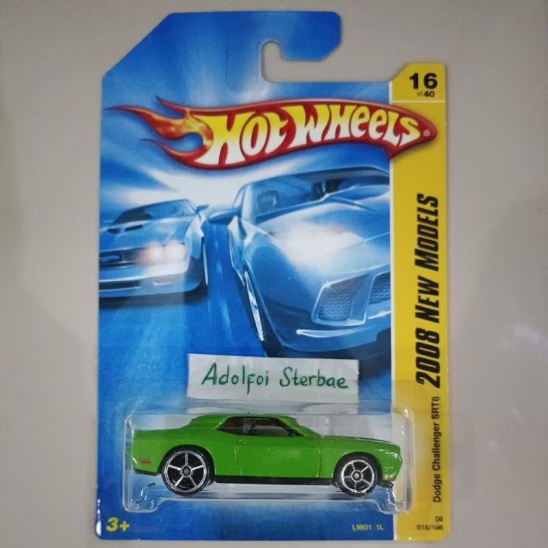 hotwheels hot wheels dodge challenger srt 8 srt8 2008 new models akta