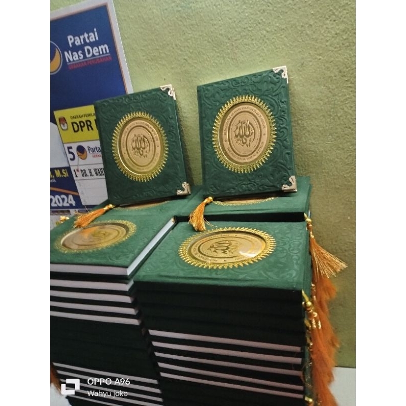 Buku Yasin Hard cover bermotif isi buku yasin 176/192/208/224/240/484 halaman art paper