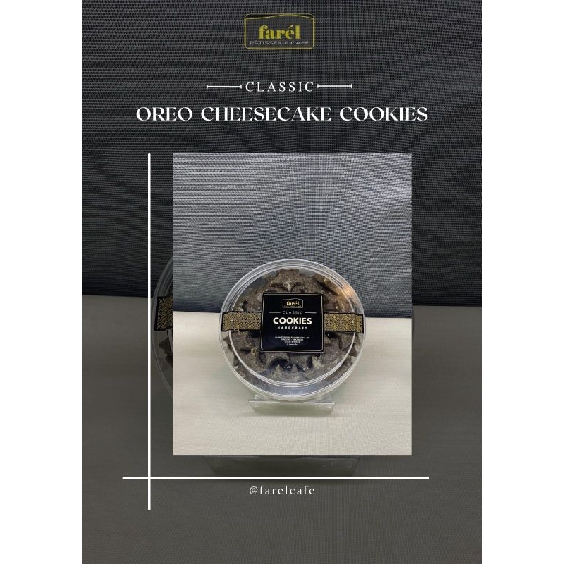 

Oreo Cheesecake Cookies by Farel Pattiserie | Kue Kerin Oreo Cheesecake Premium 350gr