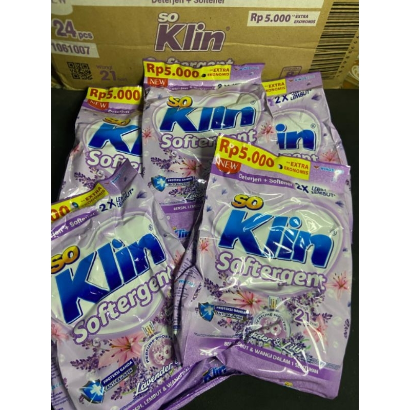Discount Termurah Sabun Cuci Deterjen So Klin Softergen 5000an