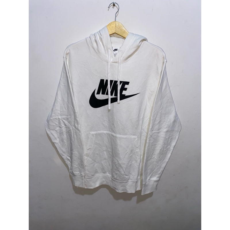 Hoodie Nike Biglogo white