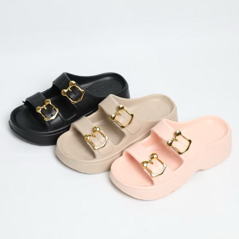 Sandal Wedges anak perempuan kekinian Sandal Sorong anak tanggung perempuan trendy