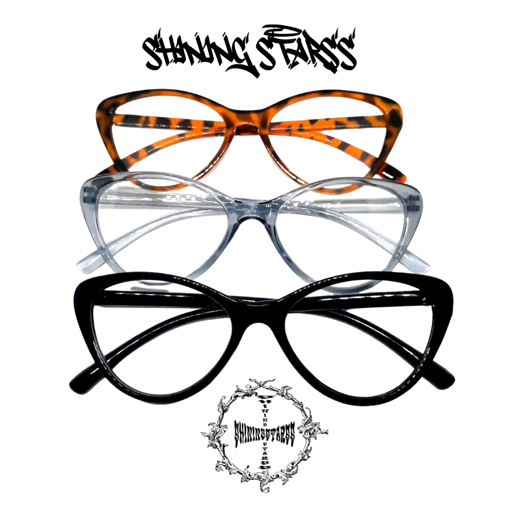 KACAMATA MODEL EYES CAT RETRO/KACAMATA KOREA WANITA/KACAMATA WANITA FASHION/KACAMATA CAT EYE ANTI RA