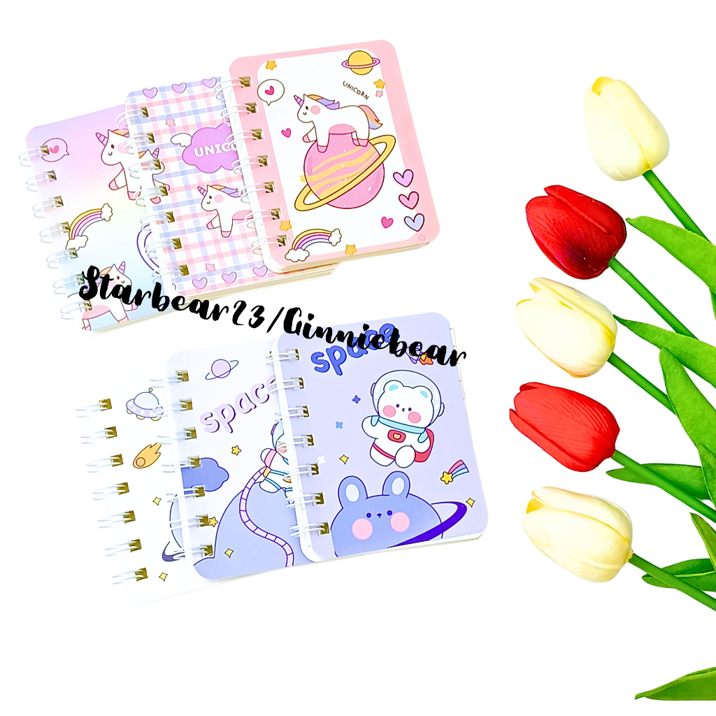 

Notes mini ring A7 Bear space and friends (CIA 267)