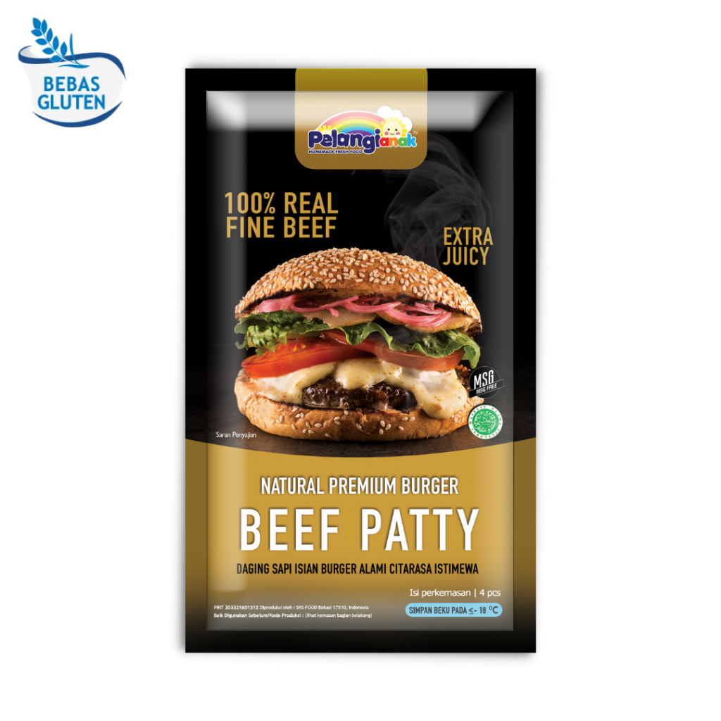 

Gluten Free Beef Patty Juicy by Pelangi Food