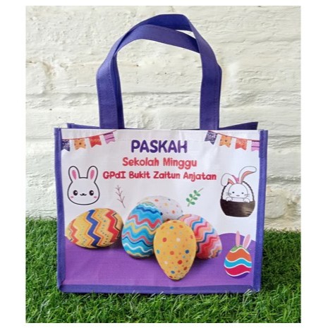 

Tas Natal Anak Custom Nama Christmas Paskah Diakonia Marturia Sekolah Minggu Gereja Xmas