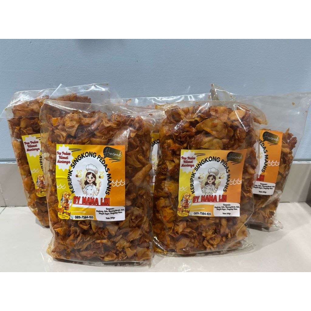 

Keripik Singkong Pedas Manis Mama Lin