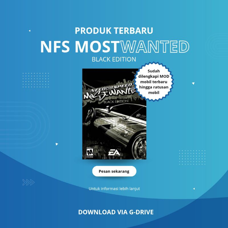 NFS MOST WANTED BLACK EDITION FULL MOD