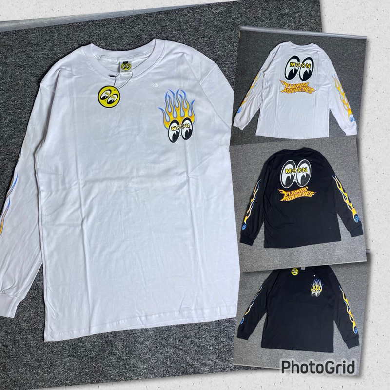 KAOS LENGAN PANJANG LONGSLEVE TSHIRT MOONEYES PREMIUM FULL TAG