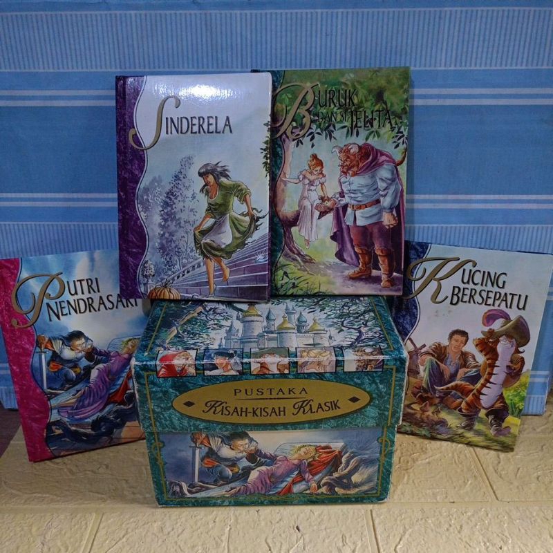 Pustaka Kisah - Kisah Klasik (Sinderela, Buruk dan si Jelita, Kucing Bersepatu , Putri Nendrasari)