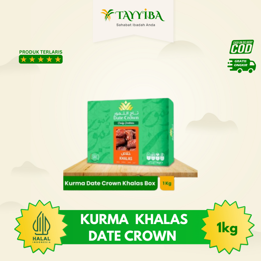 

kurma khalas datecrown 1kg | kurma arab | hampers lebaran