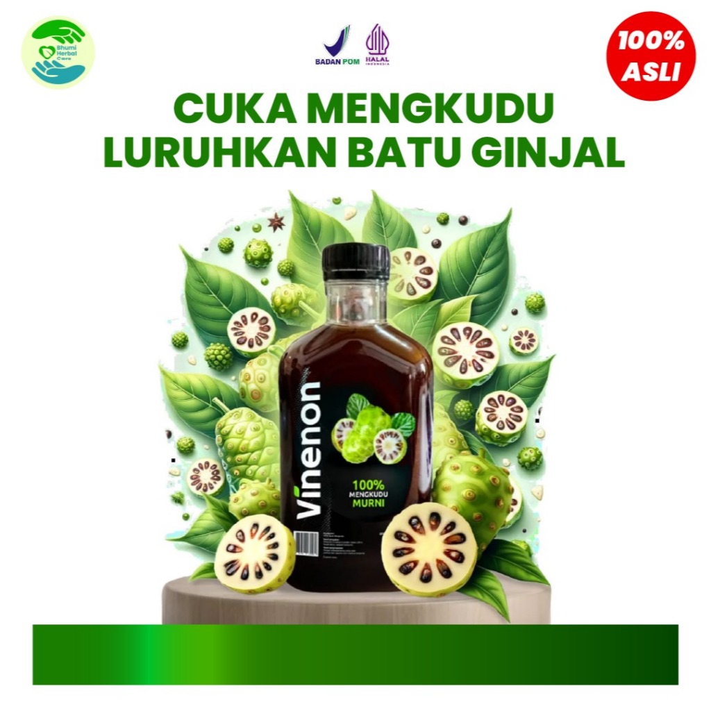 

VINENON - Cuka Mengkudu untuk Luruhkan Batu Ginjal - 100% ASLI BPOM & HALAL