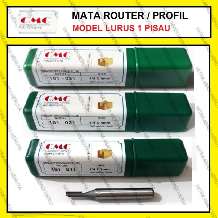 Mata Profil Lurus Router Bit Router HPL Mata Router CMC 101
