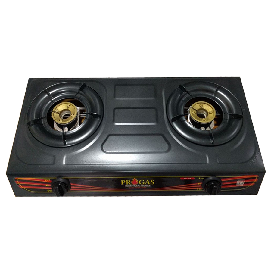 Kompor Gas 2 Tungku Stainless Tecstar TG-688CSJ