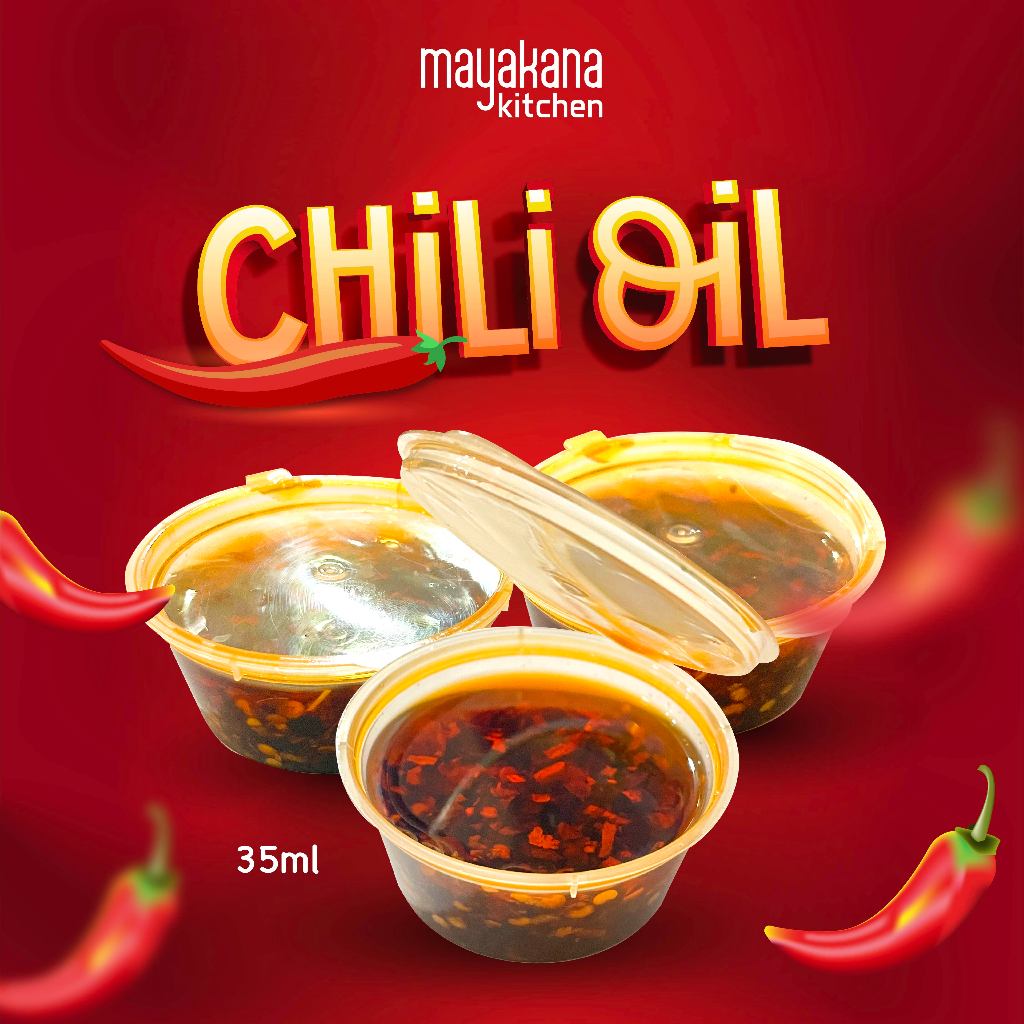 

Chili Oil 35ml - Add Ons - Chili Oil untuk Dimsum