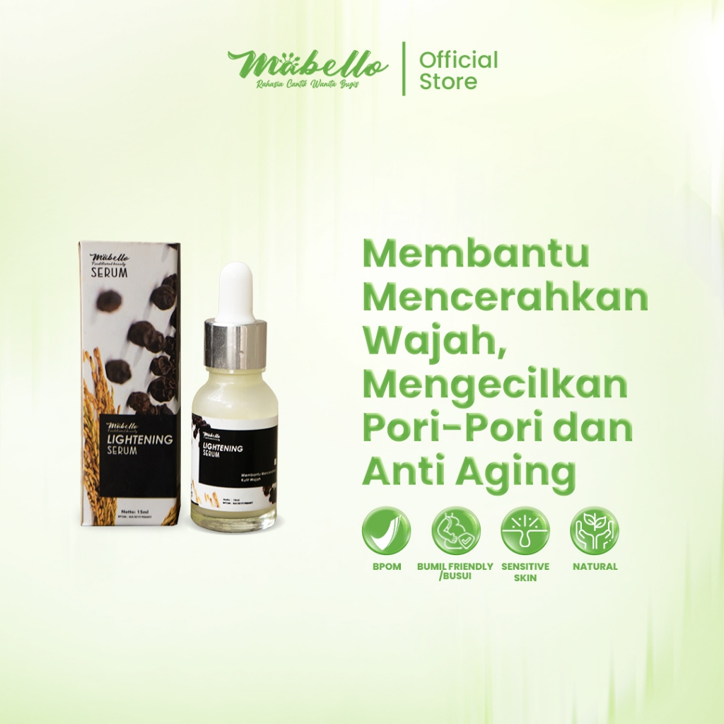MABELLO Serum wajah/ mengecilkan pori/mencerahkan melembabkan/bpom