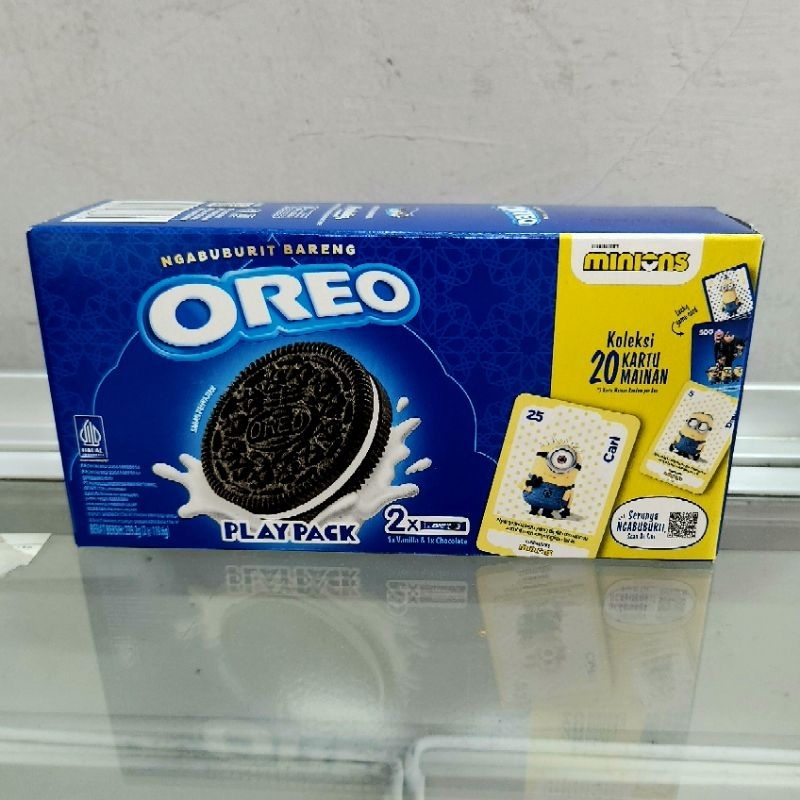 OREO Playback Minion isi 2 (1 Oreo Vanila 1 Oreo Chocolate) 119.6GR