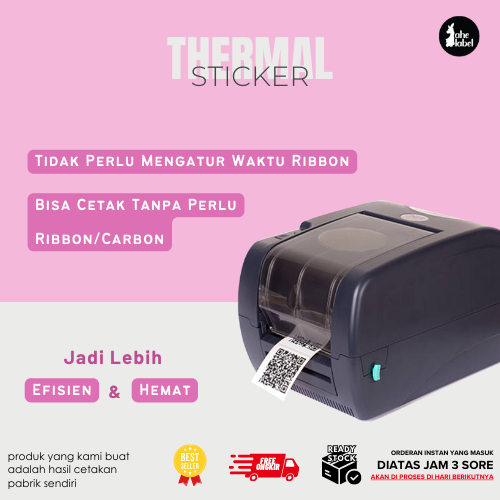 

Label Thermal 100x150 mm Stiker Video Unboxing Resi Pengiriman A6 Isi 250 PCS RJ4