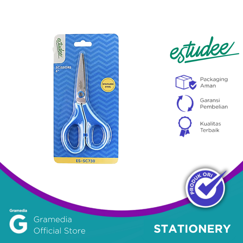 

Estudee Scissors 6' Blue Es-Sc730