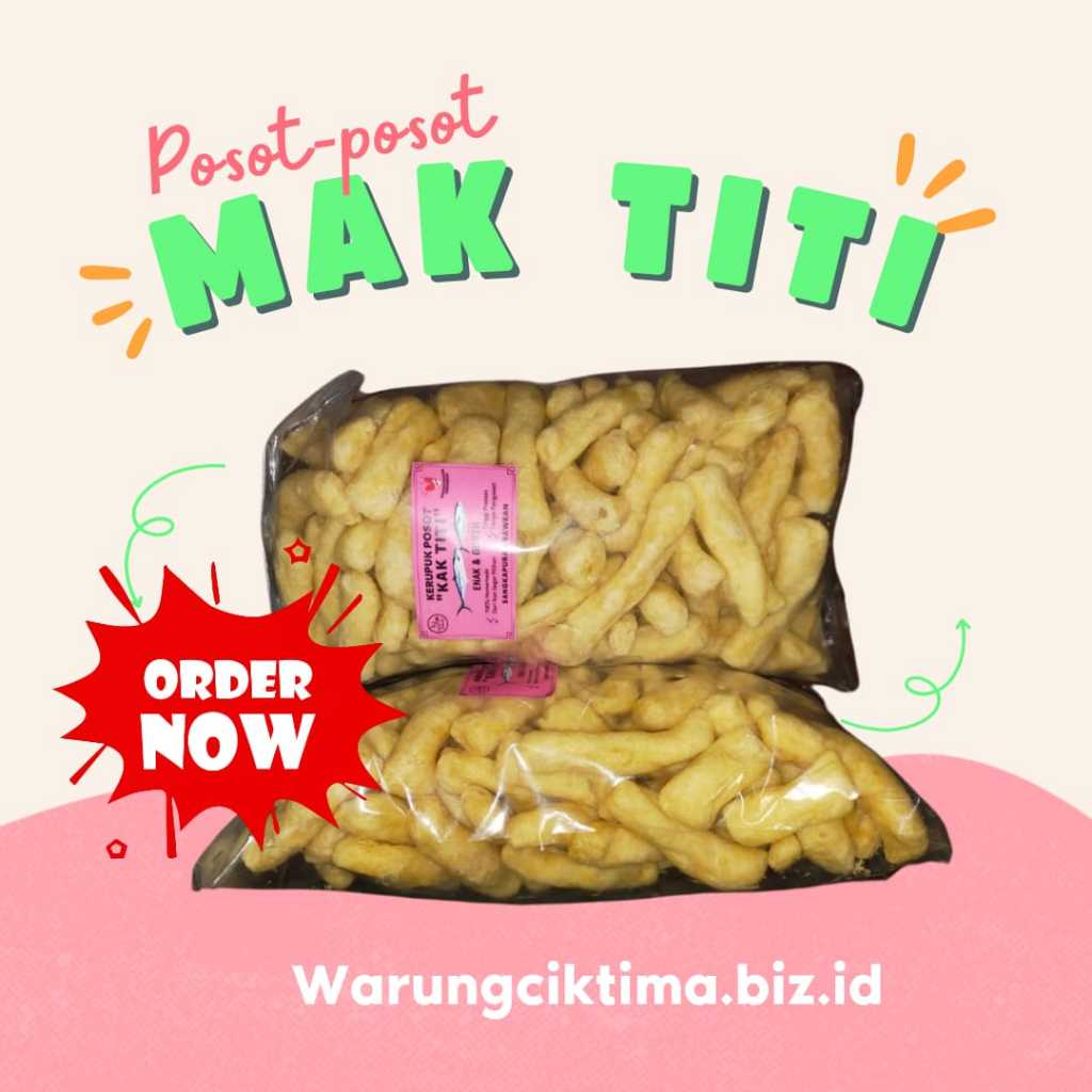 

POSOT POSOT MAK TITI BENTUK JUMBO + Free Bubble Wrap, Packing Kardus, dan Fragile Solasi