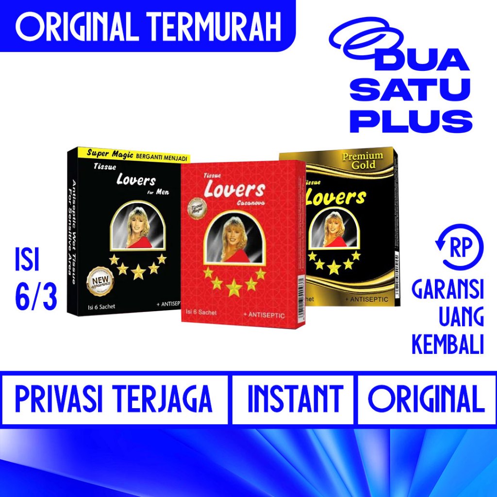 Promo Tisu Magic Original Tahan Lama Super Magic Lovers Premium Gold Casanova For Men Tissue Magic