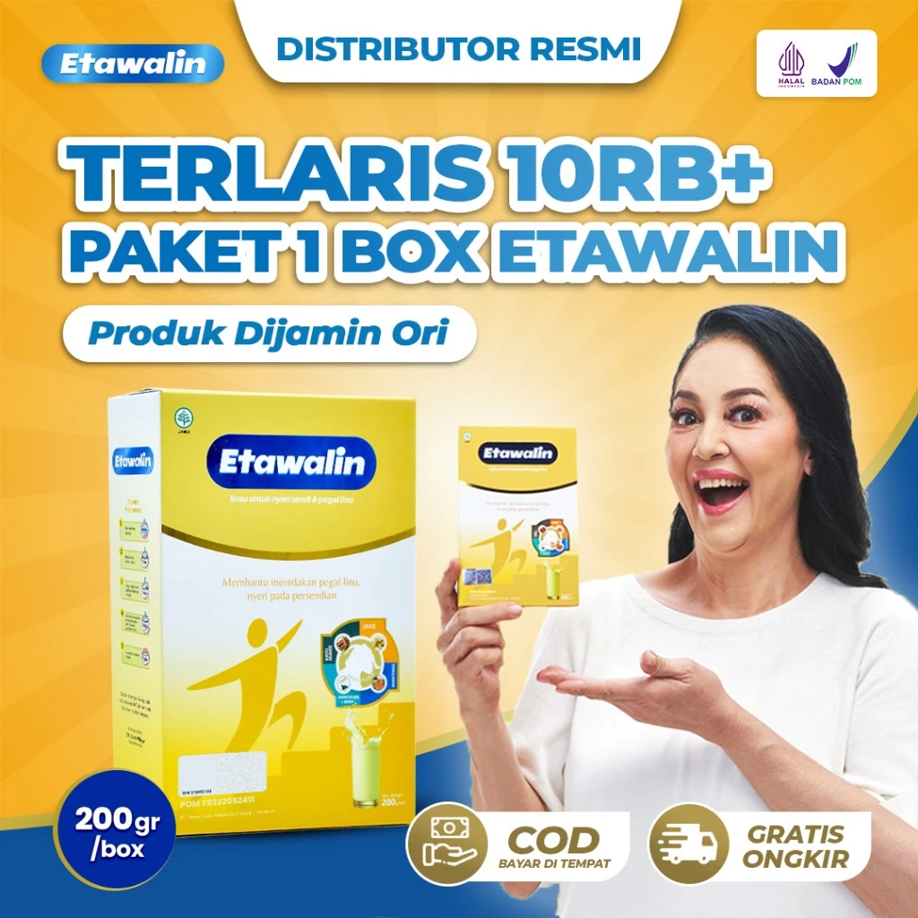 

Etawalin - Susu Kambing Etawa Asli Untuk Menjaga Kesehatan Tulang Dan Sendi 220gr
