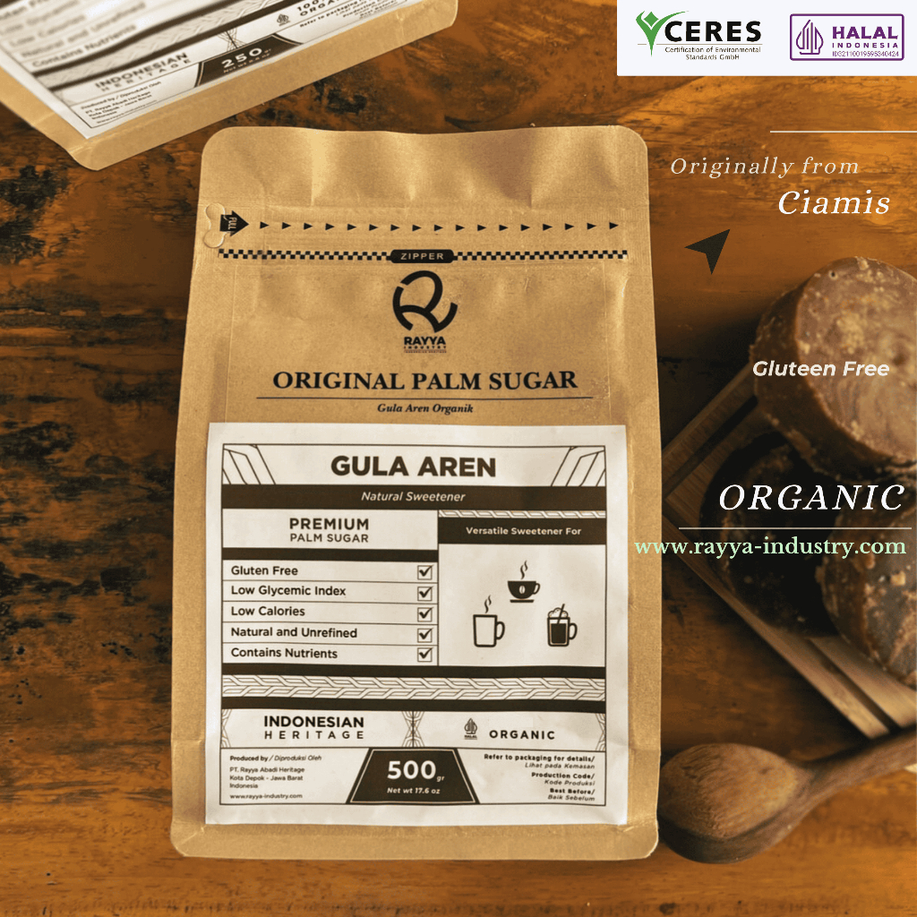 

Gula Aren Semut Organik - Organic Palm Sugar 500gr