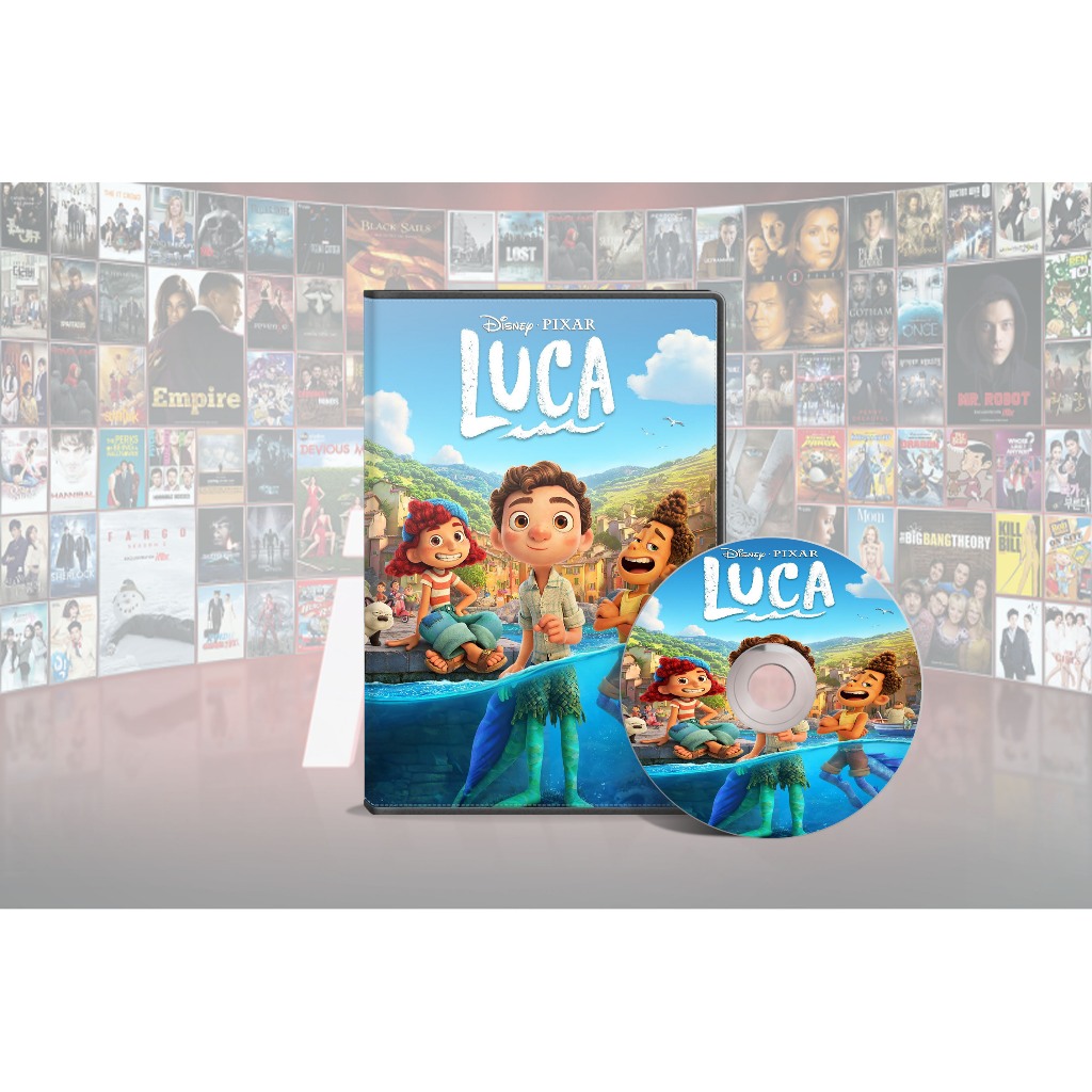 DVD Film Animasi Luca (2021)