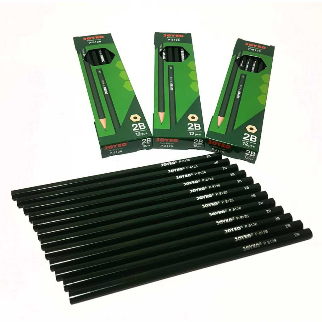

HARGA PER KOTAK/12PCS PENSIL 2B JOYKO FOR KOMPUTER P-8126 ORIGINAL