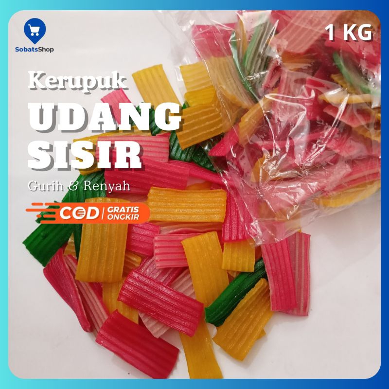 

1 KG Kerupuk Mentah Enak Dan Gurih Cocok Untuk Di Goreng/Seblak