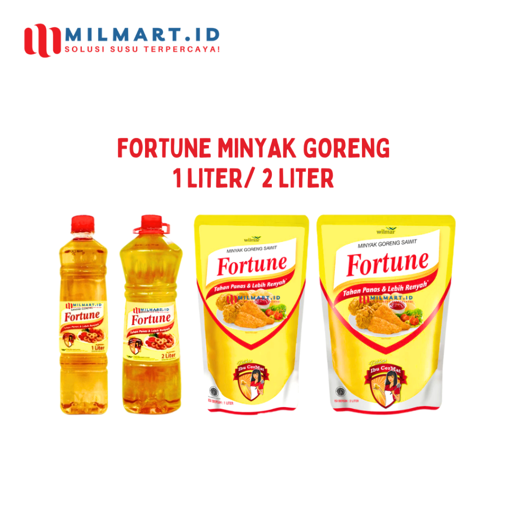 

FORTUNE MINYAK GORENG SAWIT MINYAK MASAK POUCH 1000ML 2000ML BOTOL 1 LITER/2 LITER