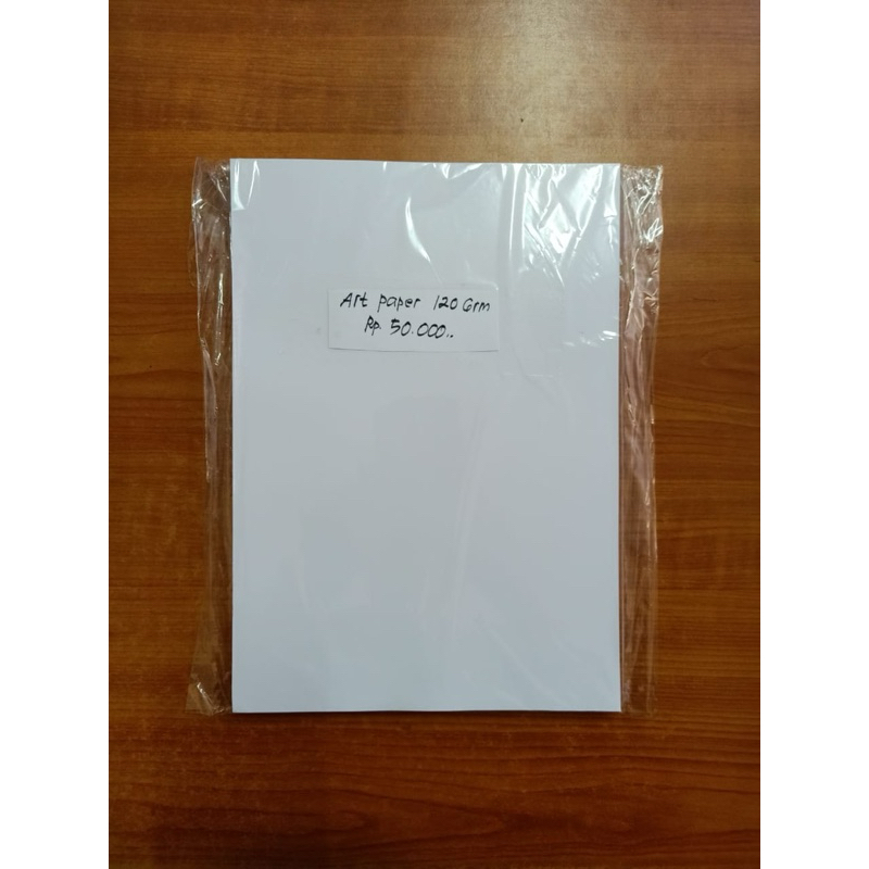 

KERTAS ART PAPER A4 GLOSSY DOUBLE SIDE 120 GSM 100 LBR