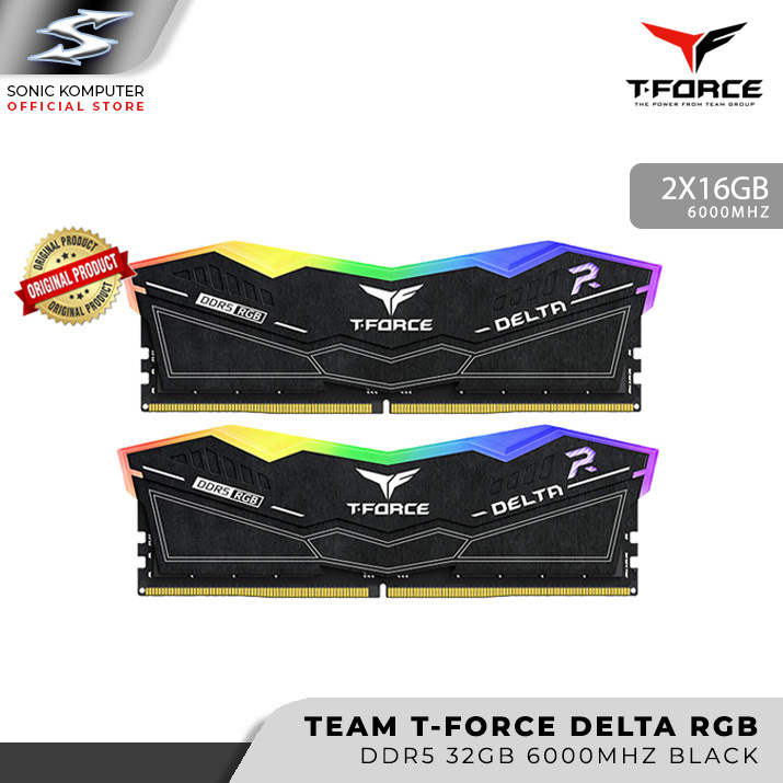 Team Delta RGB DDR5 32GB 2x16GB 6000MHZ RAM DDR5