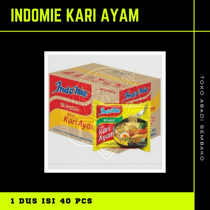 

indomie rasa kari ayam - 1 dus isi 40 pcs