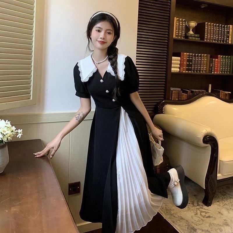 NEW Black Harajuku Dress Retro/Gaun Harajuku/Dress Hitam Harajuku