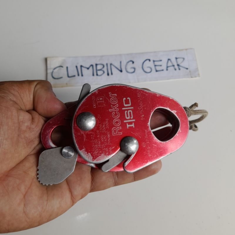 ISC ROCKER BACKUP BACK UP DEVICE MOBILE FALL ARRESTER ROPE ACCESS Bukan Petzl Asap Beal Monitor Camp