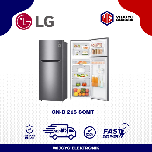 KULKAS LG GN-B215SQMT 2 PINTU INVERTER 225 L GNB215SQMT GNB215 215SQMT
