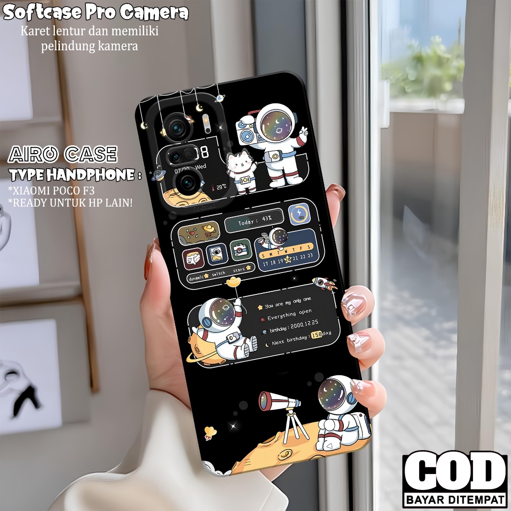 Case XIAOMI POCO F3 - Softcase  XIAOMI POCO F3 - Fashion Case ASTRONOT - Casing XIAOMI POCO F3 - Sof