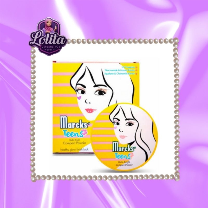 Bedak Marcks Teens Padat