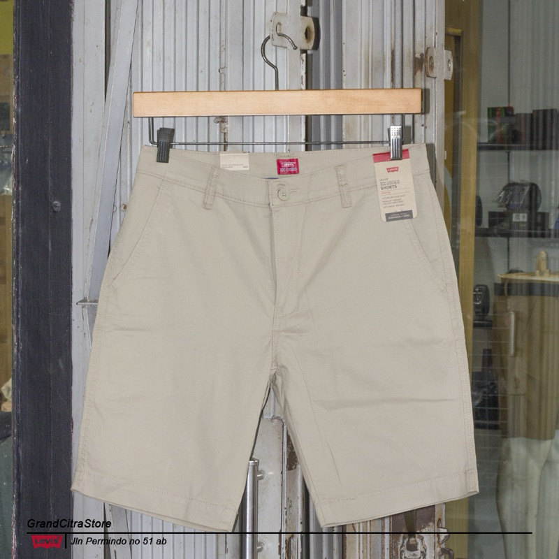 celana chinos pendek chino xx cream dna dongker