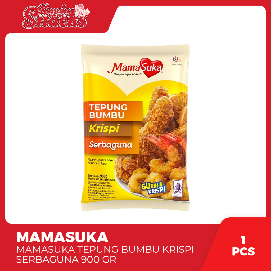 

MAMASUKA Tepung Bumbu Krispi Serbaguna 900 gr