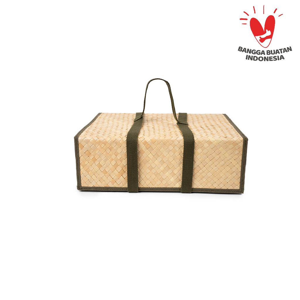 

DU ANYAM - Kotak Multifungsi - Arga Foldable Box with Handle - Pelode