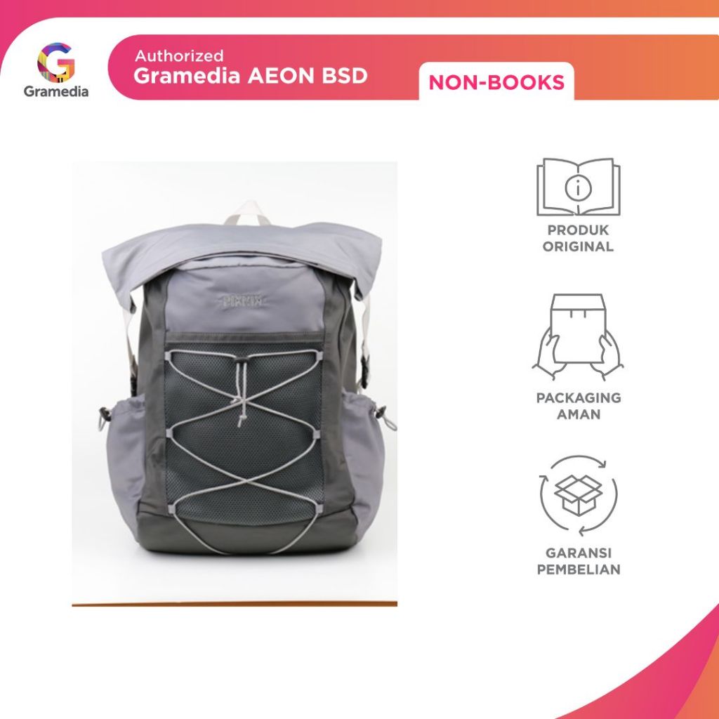 GRAMEDIA AEON BSD - PIKNIK BACKPACK CAPETOWN GREY