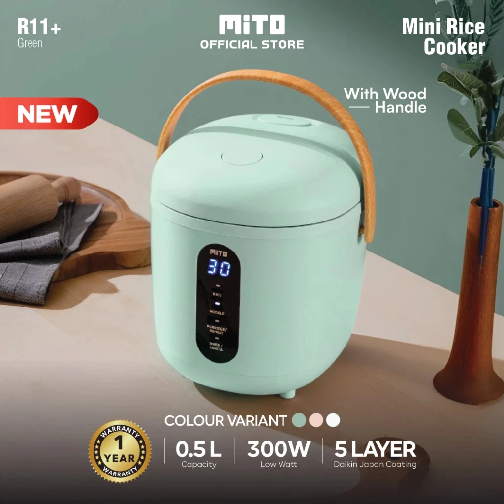 MITO RICE COOKER DIGITAL MINI  R11 / Mito Mini Rice Cooker GARANSI RESMI