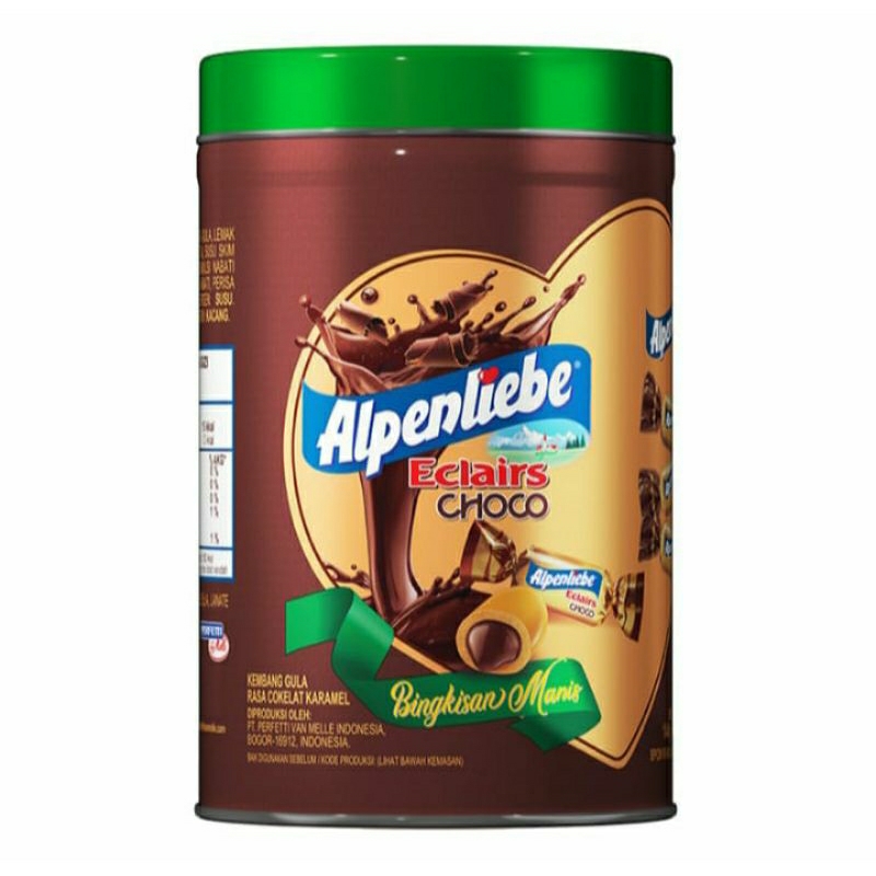 

Alpenliebe Eclairs Choco Permen Cokelat Caramel 144 g/alpenliebe kaleng/permen kaleng