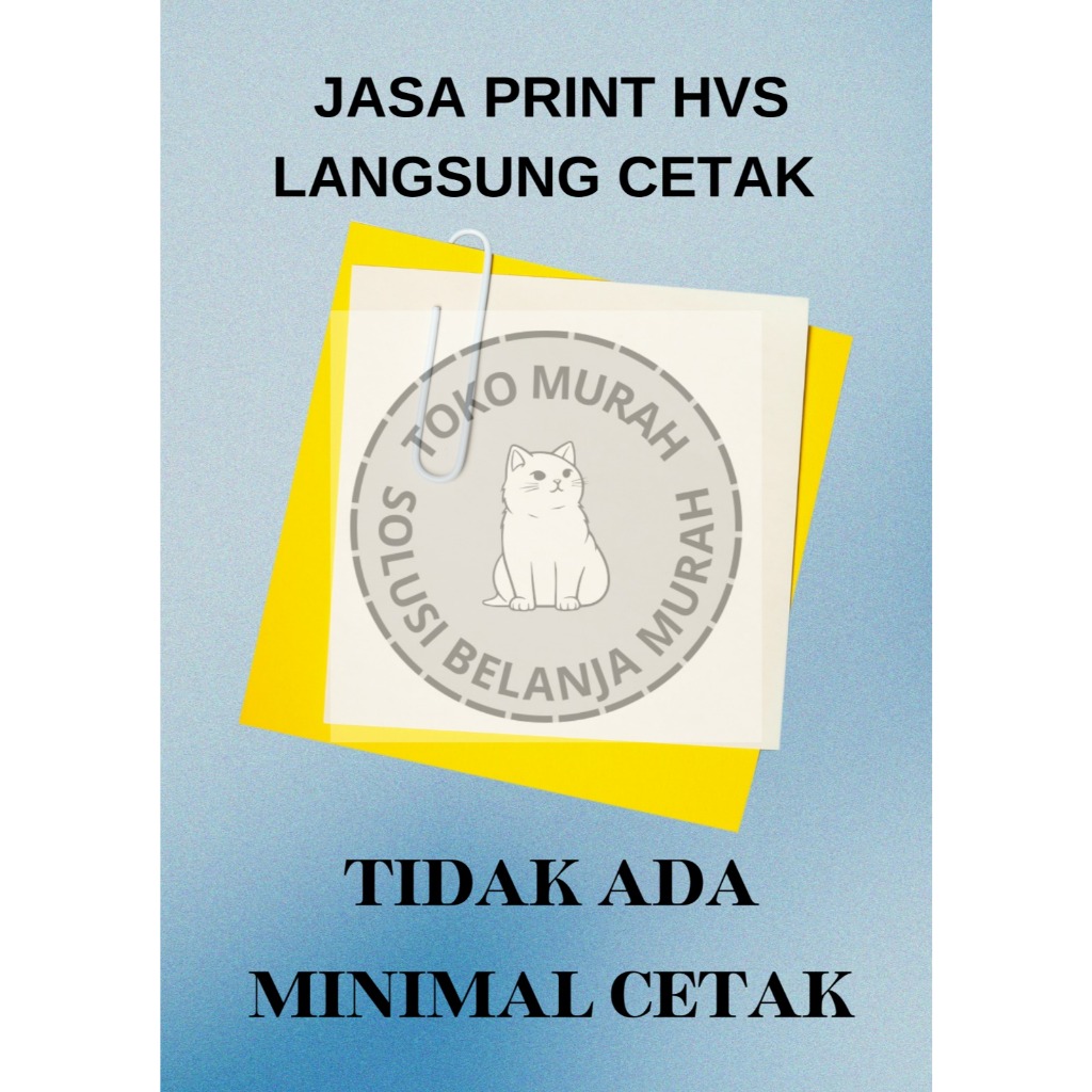 

Jasa Print Cetak Kertas HVS Hitam Putih - Warna A4 Langsung Cetak